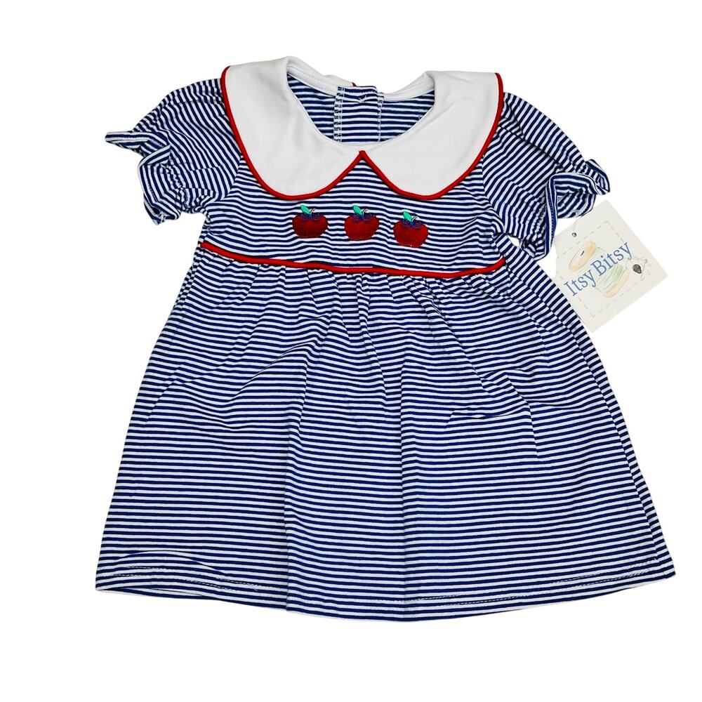 NWT Itsy Bitsy 12M Apple Dress